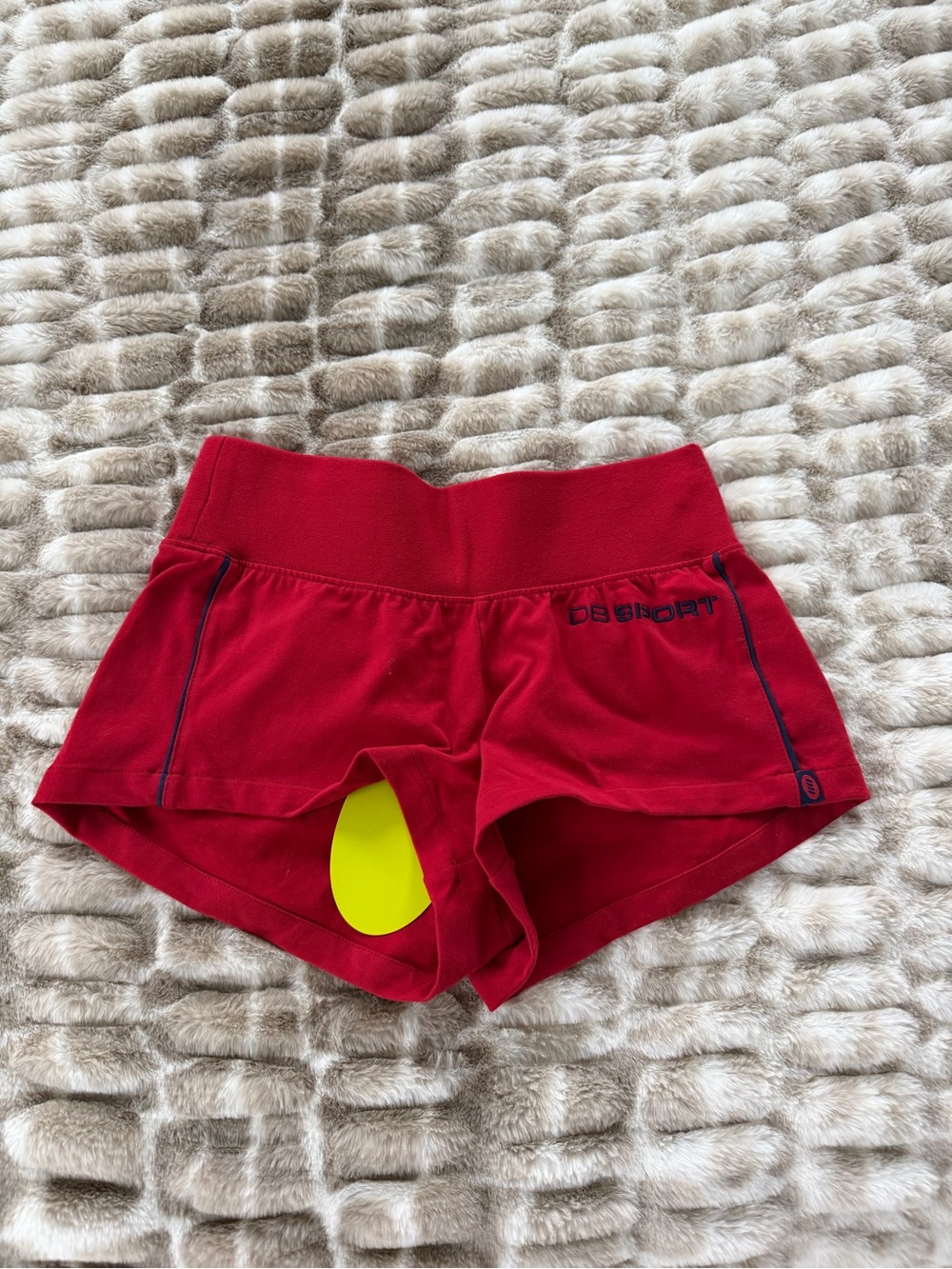 DB Sport Women's Red Performance Athletic Shorts